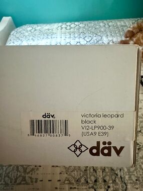 Dav Black Leopard Rain Boots